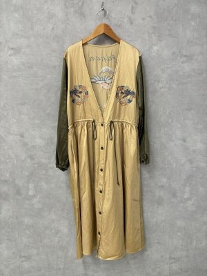 画像1: 40%off   2024秋冬　GTH　	 スカジャン　ス-ベニア　OP　　9；カーキ (1)