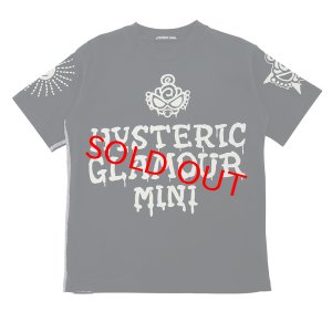 画像1: Hystericmini　DRIPPING CROSS HYS MINI半袖Tシャツ　　10；ブラック (1)