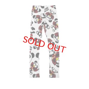画像1: MY FIRST HYSTERIC　PANDA MINI総柄 10分丈レギンス　　04；ホワイト系 (1)
