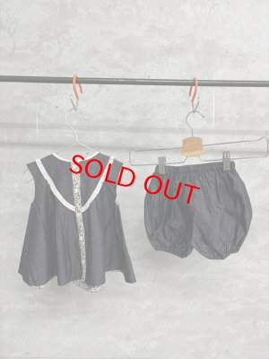 画像4: toi toi toi    ダヤントップスセット　　navy (4)