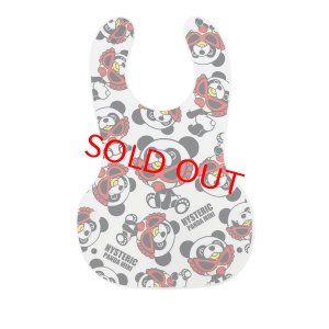 画像1: ☆MY FIRST HYSTERIC　PANDA MINI EVA お食事エプロン　　04；ホワイト系 (1)