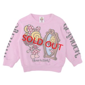 画像1: MY FIRST HYSTERIC　MIRROR OH MIRROR 裏毛トレーナー　　27；ペールピンク (1)