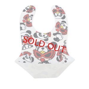 画像3: ☆MY FIRST HYSTERIC　PANDA MINI EVA お食事エプロン　　04；ホワイト系 (3)