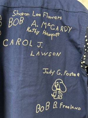 画像3: 50%off    　DENIMDUNGAREE　  ツイル落書きシャツ　92；クレイジー (3)