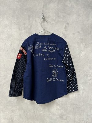 画像5: 50%off    　DENIMDUNGAREE　  ツイル落書きシャツ　92；クレイジー (5)