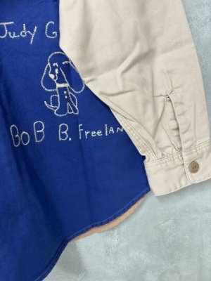 画像5: 50%off    　DENIMDUNGAREE　 ツイル落書きシャツ　91；クレイジー (5)