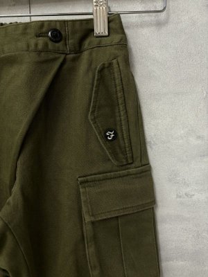 画像2: 40%off   2024秋冬 FITH    サテンラップカーゴパンツ 9;カーキ (2)