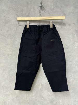 画像4: 40%off   2024秋冬　FITH  　 ピケストレッチ　タック　パンツ　4；紺 (4)