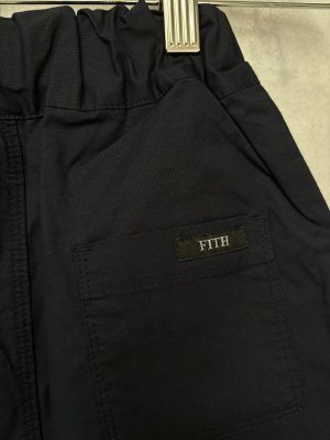 画像3: 40%off   2024秋冬　FITH  　 ピケストレッチ　タック　パンツ　4；紺 (3)