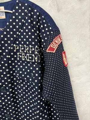 画像2: 50%off    　DENIMDUNGAREE　  ツイル落書きシャツ　92；クレイジー (2)