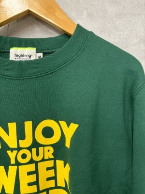 画像2: 30%off ハイキング　enjoy sweat     300;green (2)