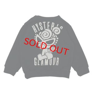 画像2: MY FIRST HYSTERIC　ANGEL MINI ループラス裏毛トレーナー　10；ブラック　　 (2)