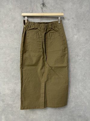 画像3: 30%off   NATURAL LAUNDRY　ロイカストレッチデニムナロースカート　　630；ベージュ (3)