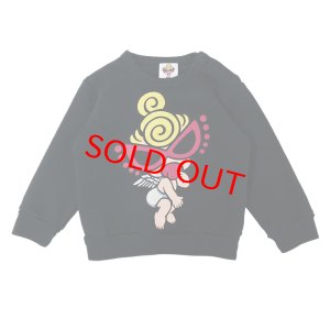 画像1: MY FIRST HYSTERIC　ANGEL MINI ループラス裏毛トレーナー　10；ブラック　　 (1)