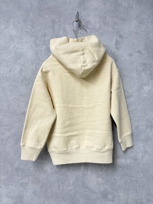 画像4: 40%off   2024秋冬　GTH　  　ウラケ シンプル パーカー　　　11；生成　　サイズ；110 (4)