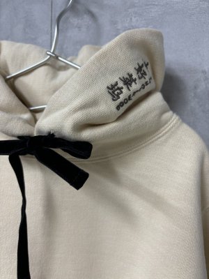 画像2: 40%off   2024秋冬　GTH　  　ウラケ シンプル パーカー　　　11；生成　　サイズ；110 (2)