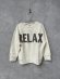 画像1: 40%off    2024秋冬　DENIMDUNGAREE　 トンプキンウラケ　RELAX　スウェット　１；白 (1)