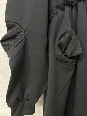 画像2: フランキーグロウ　SOCK HEELS  JERSEY DRESS      BLACK    サイズ；F2 (2)