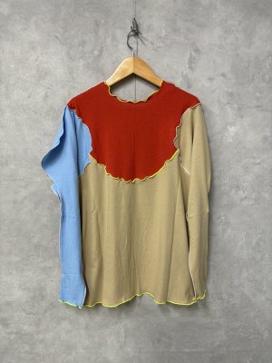 画像3: 40%off    フランキーグロウ MULTI COLOR L/S TEE   RED MLT  サイズ;F1 (3)