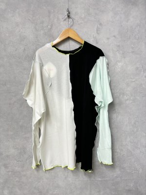 画像1: 30%off   フランキーグロウ　MULTI COLOR L/S TEE     BLACK MLT (1)