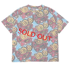 画像1: Hystericmini　CHARCOAL MINI Viscotex 半袖Tシャツ　　44；ブルー系 (1)
