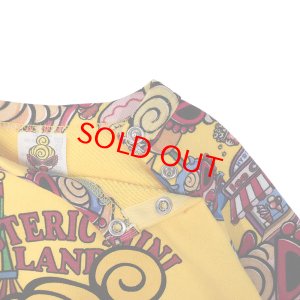 画像3: MY FIRST HYSTERIC　HYSTERIC MINI LAND総柄 ラグラン裏毛トレーナー　10；ブラック　　サイズ；90 (3)