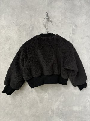 画像3: 40%off   nunuforme 　ボアショートブルゾン   black　サイズ；M（100〜110） (3)