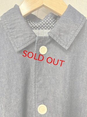 画像2: 2024　快晴堂　ロングジャケットコート　　1:ネイビー　サイズ:2(F) (2)