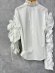画像4: 30%off   nunuforme 　ドロストスリーブシャツ　Off White (4)