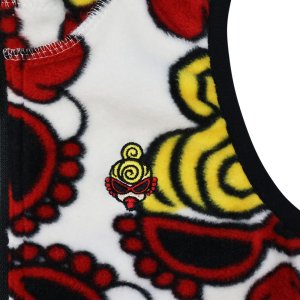 画像4: Hystericmini MINI FACE総柄 マイクロフリース ベスト  04;ホワイト系 (4)