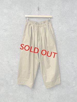 画像1: VC   　ボリュームタックパンツ　BEIGE (1)