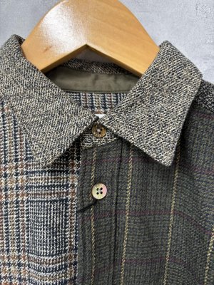 画像2: 40%off   2024秋冬 FITH    コットンツイードシャツ 9;カーキ (2)
