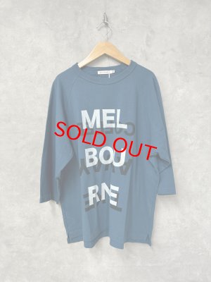 画像1: 30%off  ALL HOURS  RAGRAN SLEEVE GARMENT DYED 3/4 TEE    C.BLUE (1)