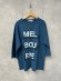 画像1: 30%off  ALL HOURS 　RAGRAN SLEEVE GARMENT DYED 3/4 TEE    C.BLUE (1)