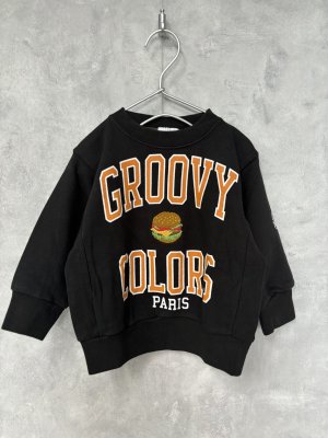 画像1: 40%off   GC　ウラケ　GROOVY COLORS PARIS スウェット　2：黒 (1)