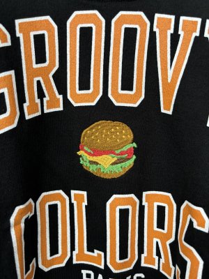 画像2: 40%off   GC ウラケ GROOVY COLORS PARIS スウェット 2:黒 (2)