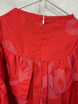画像4: 40%off    フランキーグロウ ORG.PT GURUGURU  DUBBLE FRILL DRESS  カラー:RED (4)