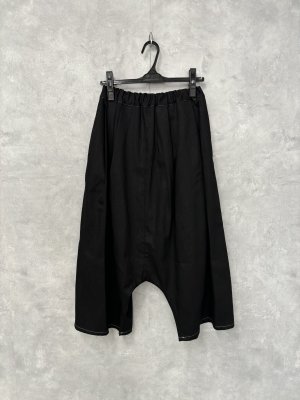画像1: 30%off   2024AW　gomme　パンツ　　2：ブラック　サイズ；M (1)