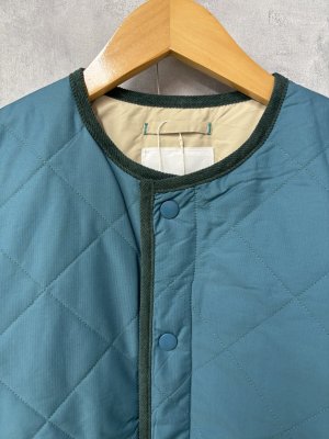 画像3: 30%off   NATURAL LAUNDRY タフタカラーミドルコート  510;ブルー サイズ2 (3)