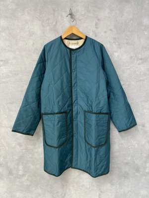画像1: 30%off   NATURAL LAUNDRY　タフタカラーミドルコート　　510；ブルー　サイズ2 (1)