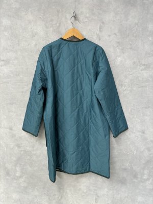 画像4: 30%off   NATURAL LAUNDRY タフタカラーミドルコート  510;ブルー サイズ2 (4)