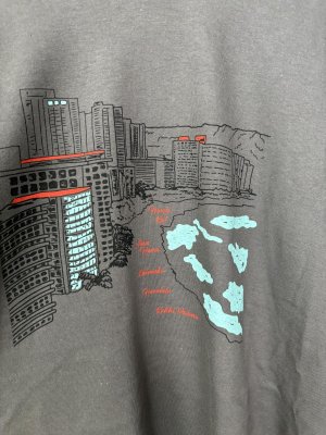 画像2: 30%off  ALL HOURS   6.2OZ  MID WEIGHT L/S TEE WINTER BEACH      C.CHARCOAL (2)