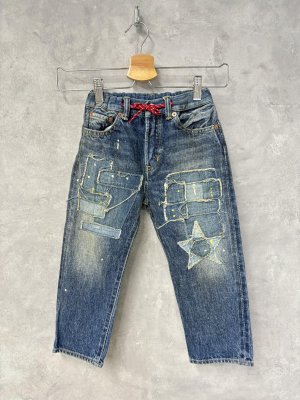 画像1: 40%off    2024秋冬　DENIMDUNGAREE　　12ozHOME MADEデニム パッチ PN　14；ブルー (1)