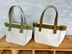 画像2: 2024　快晴堂　　　HAYATE国名トート/ワッペンペタペタトート 　　サイズ:S (2)