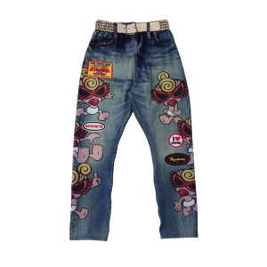 画像1: Hystericmini　SSTEP BY STEP ハイテンションストレッチ 裏起毛 Like a denim　　45；インディゴ (1)