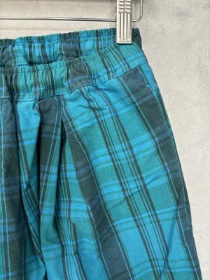 画像2: 30%off   VC   ボリュームタックパンツ　Blue check (2)