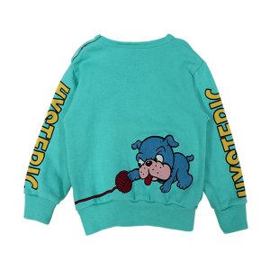 画像2: MY FIRST HYSTERIC　KNIT WITH MINI 裏毛トレーナー　51；ブルー (2)