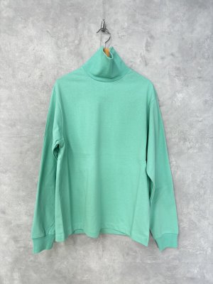 画像1: 30%off   VC   天竺タートルネックL/S TEE　サイズ:F    カラー;mint (1)