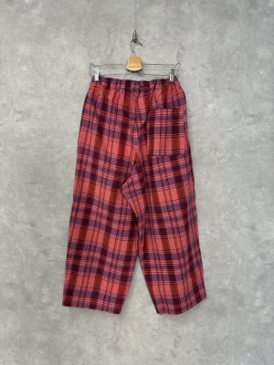 画像3: 30%off   VC   ボリュームタックパンツ　pink check (3)