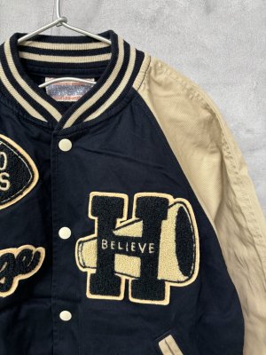 画像2: 40%off DENIMDUNGAREE　  コンパクトチノ スタジアム JK　4；紺　　サイズ；120 (2)